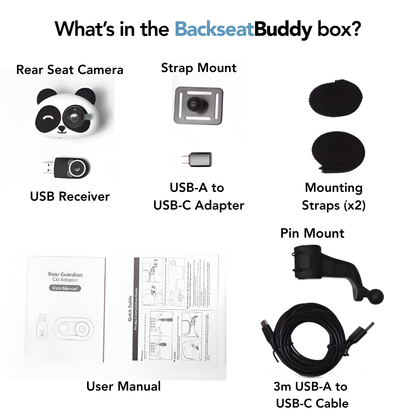 Backseat Buddy - Rear Seat Car Camera